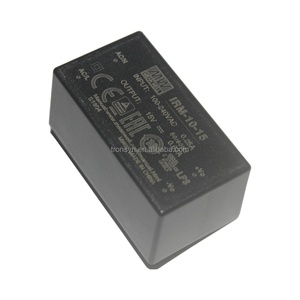 แหล่งจ่ายไฟสวิตชิ่ง Meanwell รุ่น 10W 15V 0.67A แบบติดตั้งบนแผงวงจร AC-DC สีเขียว สำหรับงานอุตสาหกรรมเครื่องจักรกล - Product Image 6