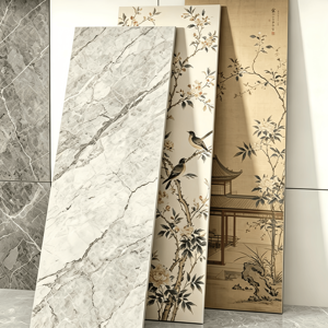 Panneaux muraux en marbre veiné haute brillance, style Song, pour <span class=keywords><strong>la</strong></span> décoration murale <span class=keywords><strong>de</strong></span> fond <span class=keywords><strong>de</strong></span> télévision – Approvisionnement direct usine - Product Image 3