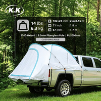 Carpa de Camping para Camioneta Kawagebo Kamp (KK) Resistente al Agua, Fácil de Instalar, de 5.5 a 6.5 Pies, para Ford F150 y Toyota