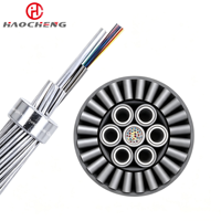 Câble à fibres optiques extérieur 36 cœurs OPGW-16-140-1 pour communication sur ligne électrique, standard pour utilisation aérienne