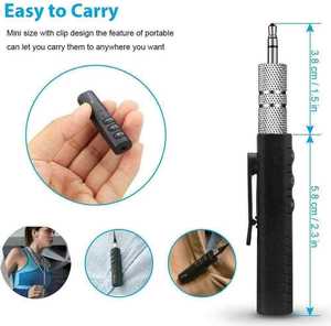 Mini <span class=keywords><strong>receptor</strong></span> inalámbrico, adaptador transmisor para coche AXU, adecuado para música/audio/auriculares en el coche. - Product Image 5