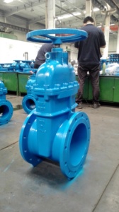 DN400 Flanged समाप्त होता है के रूप में प्रति दीन 3352 F4 गेट वाल्व - Product Image 3