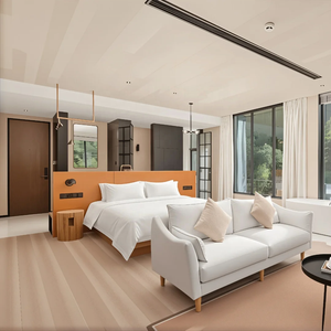 Proyecto de Muebles Personalizados para <span class=keywords><strong>Hotel</strong></span> de 5 Estrellas, Diseño Moderno, Suite Completamente Amueblada, Cabecera de Cama Personalizada, Muebles para Habitaciones de Huéspedes, Dormitorio - Product Image 3