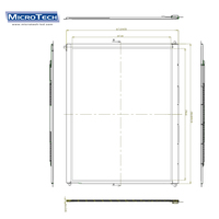 Écran LCD TFT Microtech 9,7 Pouces 1536*2048 Remplaçable, Afficheur Interne pour iPad 3/4 avec 16,7M Couleurs, Interface MIPI, Sans Tactile