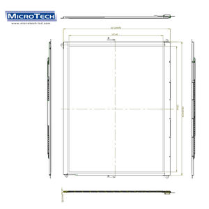 หน้าจอ Microtech ขนาด 9.7 นิ้ว ความละเอียด 1536*2048 TFT LCD สำหรับเปลี่ยนภายใน iPad 3/4 รองรับสี 16.7 ล้านสี อินเทอร์เฟซ MIPI ไม่มีระบบสัมผัส - Product Image 5