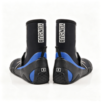 Chaussons de plongée en néoprène 5/3 mm en gros, chaussures aquatiques antidérapantes à semelle souple pour le surf, logo personnalisé d'usine OEM