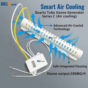Générateur d'ozone à tube de quartz, refroidissement par air, optimisation de l'air intérieur, optimisation de l'environnement aérien pour les laboratoires, 10MG/H-2G/H - Product Image 5