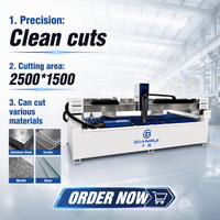 Machine de découpe à jet d'eau haute pression CNC à cinq axes 380V 42KW pour pierre, carrelage, verre, métal par Qianrui Guangdong
