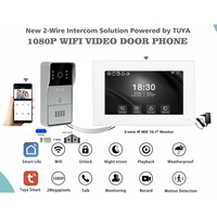 Vidéophone Wi-Fi 2 fils à connexion DIY, sonnette intelligente Tuya 1080P, protocole IP, économie de coûts, détection de mouvement, capture d'image et enregistrement