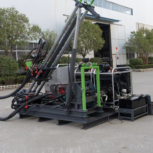 휴대용 CSY600Q 크롤러 장착 표면 코어 드릴링 리그 기계 600m/800m 용량 금 채광 펌프 모터 전체 유압 - Product Image 2