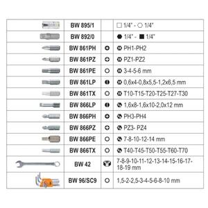 Caja de plástico BETA - 020466116 con una variedad de herramientas de mantenimiento general (116 Uds.) -BOLSAS EAN 8054809348582 - Product Image 4