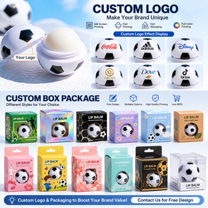Bálsamo Labial Personalizado con Forma de Balón de Fútbol de Marca Privada para Eventos Deportivos, Regalo Promocional OEM - Product Image 5