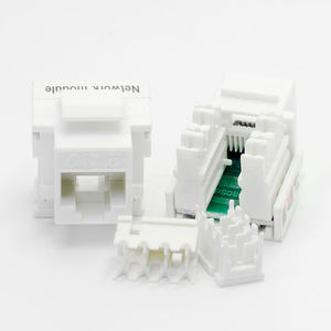 Module de réseau LAN de module de coupleur RJ45 UTP 8P8C RJ45/Cat6 Jack trapézoïdal non blindé - Product Image 4