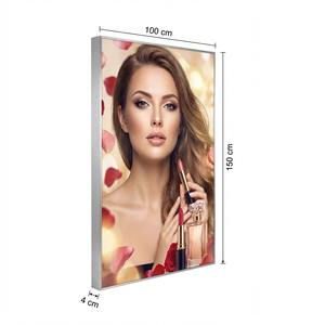 Présentoir de Vitrine Premium Lentiprint Fabriqué en Allemagne 100×150cm Portrait 40 LPI Euroclass B pour Magasins de Détail de Rue - Product Image 1