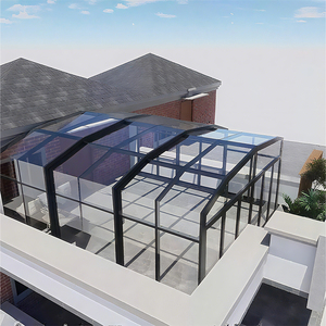 Serre de jardin extérieure <span class=keywords><strong>automatique</strong></span> avec panneaux isolants amovibles, clôture de <span class=keywords><strong>solarium</strong></span>, couverture de piscine, alimentée par l'énergie solaire - Product Image 5