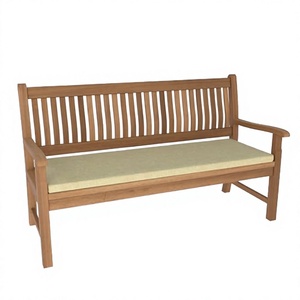 Cheap Outdoor Rectangle Polyester Garden Bench Chair Knitted <b>Foam</b> Leather Cushion Solid Customizable Adult <b>Waterproof</b> Removable - Product Image 2