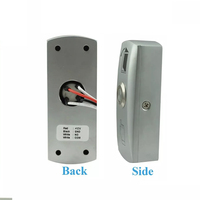 Bouton de sortie lumineux Elock série es312L boîte de secours bleu lumineux bouton de sortie NO/COM/NC en acier inoxydable