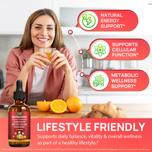 Lenm 100% Natural 14-in-1 Berberine Complex Supplement Liquid Drops with Ceylon Cinnamon <strong>Bitter</strong> Melon for Metabolic Support - Product Image 4
