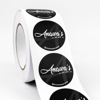 Autocollants Personnalisés Logo en Vinyle Imperméable Durables pour Emballages de Marque, Résistants aux Déchirures et aux UV