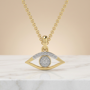 Collier Pendentif Diamant Classique Tendance Plaqué Or Certifié IGI Charme Scintillant Cadeau Raffiné pour Fête - Product Image 2