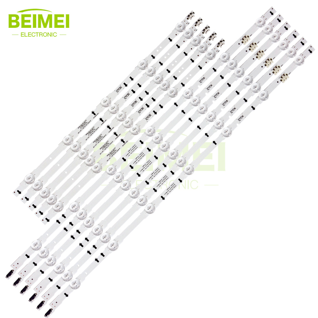 TV LED Backlight Strip 2014SVS55_3228_L07/R05_REV1.1_140111 SAMSUNG-55 D4GE-550DCR-R3 for Samsung 55 Inches 7+5led 3V 6pairs/set