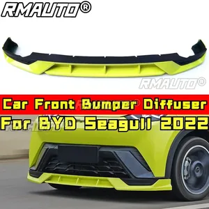 For BYD Seagull 2022 Body Kit Front Bumper Spoiler Glossy Black-Green DC Style Bumper Guard <b>Cover</b> Car Accessories - Product Image 2
