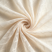 Tissu Jacquard Tissé 100% Polyester Teint, Élégant, Largeur 98 pouces, Poids Moyen, pour Rideaux de Salon et Textiles de Maison – Approvisionnement Direct Usine