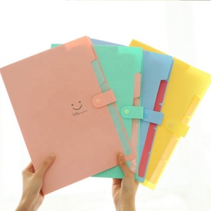 5 Gói Mở Rộng Thư Mục Tập Tin Accordion Tài Liệu Tổ Chức Thư A4 Giấy Nhựa Thư Mục Tập Tin 5 Pocket Tập Tin Mở Rộng - Product Image 2