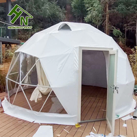 Dômes de glamping de tente de dôme géodésique de cadre en acier de haute qualité à vendre
