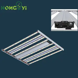 HongYi Greenhouse Spectrum Adjustable 6 Bars 680W + Uv Ir Fr Supplement Bars Offer High Efficacy And High Harvest LED Grow Light