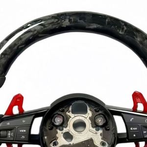 Volant en fibre de carbone véritable pour <span class=keywords><strong>Audi</strong></span> A6 S6 RS6 A7 C8 R8 B8 B9 Q7 S7 RS7 A8 S8 RS Sportback <span class=keywords><strong>S</strong></span>-<span class=keywords><strong>Line</strong></span> - Vente en gros - Product Image 3