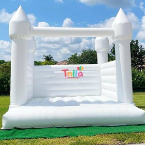 <span class=keywords><strong>Castillo</strong></span> Inflable para Fiestas y Bodas de 13x13, Brincolín Blanco para Niños y Adultos - Product Image 4