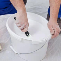 Agitateur de peinture en plastique de 280mm, bâtons de mélange à poignée souple