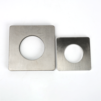Custom Stainless Steel Square Washers Flat Metal Spacers