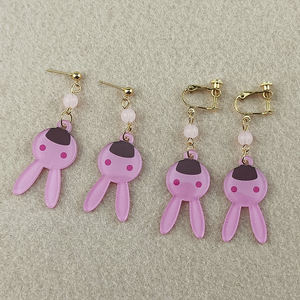 Collar y Pendientes de Cosplay de <span class=keywords><strong>Imai</strong></span> Lisa de BanG Dream, Pendientes con Colgante de Conejito, Clip para Oreja, Accesorios de Joyería - Product Image 5