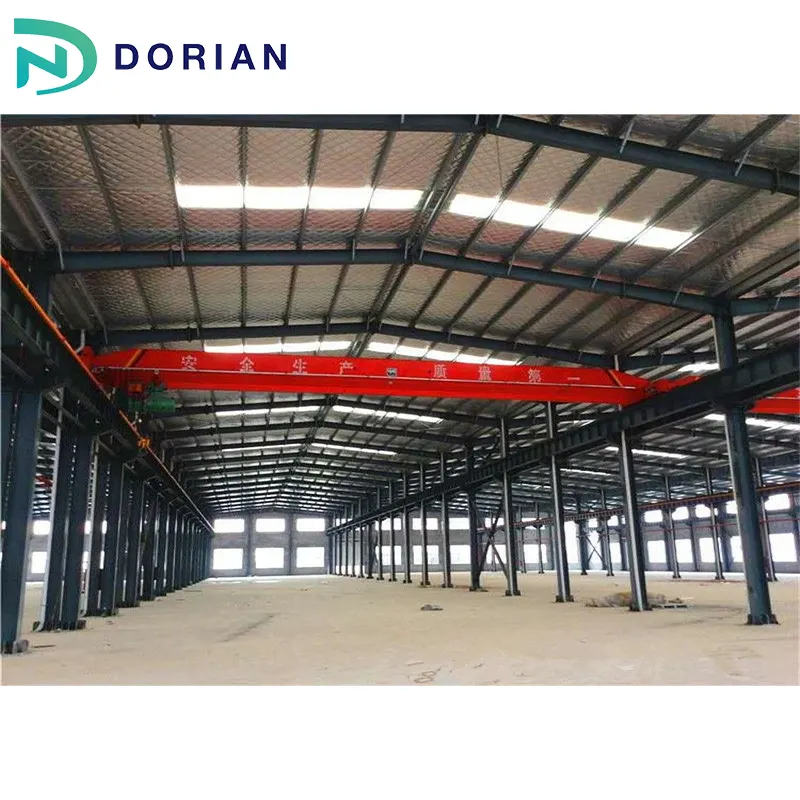 Low Cost And Fast Assembling Prefabricated Steel Frame Warehouse Metal Building