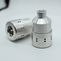 Boquilla Atomizadora de Aleación de Aluminio 6061 con Múltiples Orificios, Boquilla de Pulverización Mecanizada por CNC, Conector de Válvula de Distribución de Fluidos