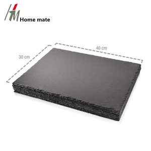 Homemate Supply 8pcs <strong>Slate</strong> <strong>Place</strong> <strong>Mats</strong> and Drinks Coasters Tableware <strong>Place</strong> <strong>Mats</strong> for Serving Plates / Placemats - Product Image 3