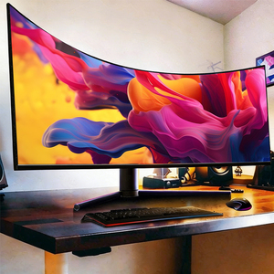 Monitor Curvo para Juegos de 165Hz, 2K H-D, Pantalla Ancha, 1ms de Respuesta, H-DR, Monitor para Esports de Computadora de Escritorio para Gamers - Product Image 1