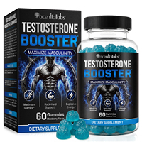 Acentiallabs Vegan Testos Terone Booster Suplemen Peningkat Gairah Pria, Pendukung Energi dan Stamina, Permen Jeli Peningkat Testosteron untuk Pria