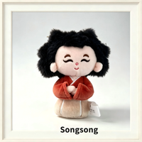 IP Pluche Blind Box Schattige Oude Chinese Stijl 6 Meisjes Gevulde Poppenhanger Collectible Mystery Box Culturele Souvenir Tas Charm