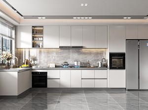 Gabinete de Cocina Moderno de Alta Calidad, Material de Madera Contrachapada, Almacenamiento Multifuncional, Ecológico, Impermeable, Hecho en la Fábrica de Chongqing - Product Image 3