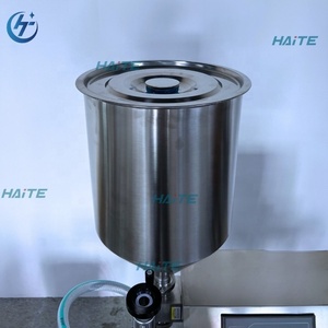 HAITE Automatic Pneumatic Conveyor Sauce Paste High Viscosity Fluid Filling Machine Gear <b>Pump</b> 316L Filling Machine - Product Image 1