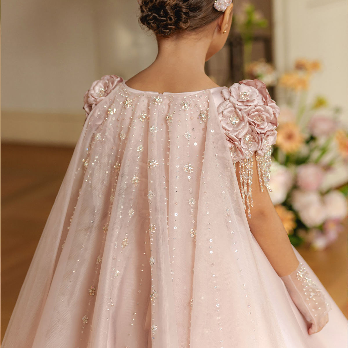 formal lavender dress for girls