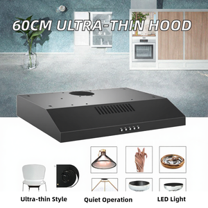 Campana Extractora Eléctrica Silenciosa de 60 cm, Ultrafina, con LED, para Coche/RV/Hotel/Garaje/Cocinas Domésticas - Product Image 3