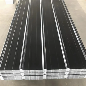 แผ่นหลังคาเหล็กหนา ppgi 0.4มม. แผ่นหลังคาโลหะลูกฟูกสีแดงดำ - Product Image 6