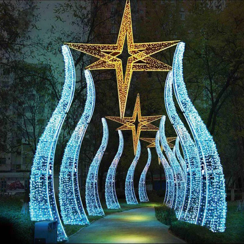 2022 New Outdoor LED Garden Decorate Christmas 3D Motif Light