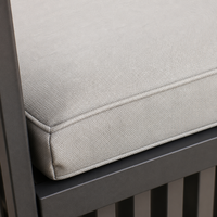 Ensemble de table à manger en aluminium tressé avec cordes, pour jardin et extérieur, mobilier de salle à manger