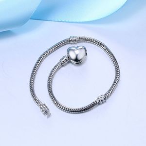<span class=keywords><strong>BAMOER</strong></span> - Pulsera de Cadena de Serpiente con Dijes de Plata de 5 Estilos, Brazalete para Mujer, Pulseras con Dijes de Langosta para Diseñar Pulseras - Product Image 4