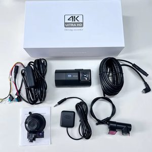 3 caméras 4K+2K+1080P, écran IPS 2 pouces, mini caméra embarquée pour voiture, angle de 170°, batterie intégrée, enregistrement en boucle, GPS, contrôle par application, avant/arrière - Product Image 6